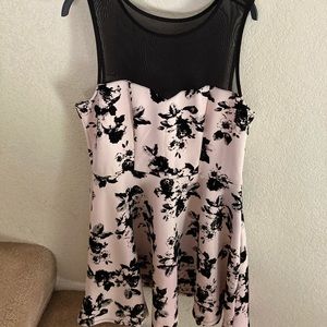Pink Floral Dress